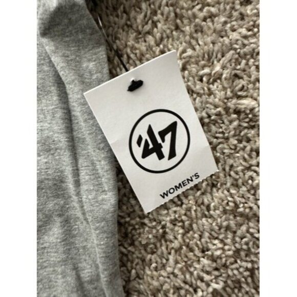 47' Brand Women Gray Short Sleeve Jackson Hole Wyoming Tee Size Medium Pull Over - Picture 6 of 12
